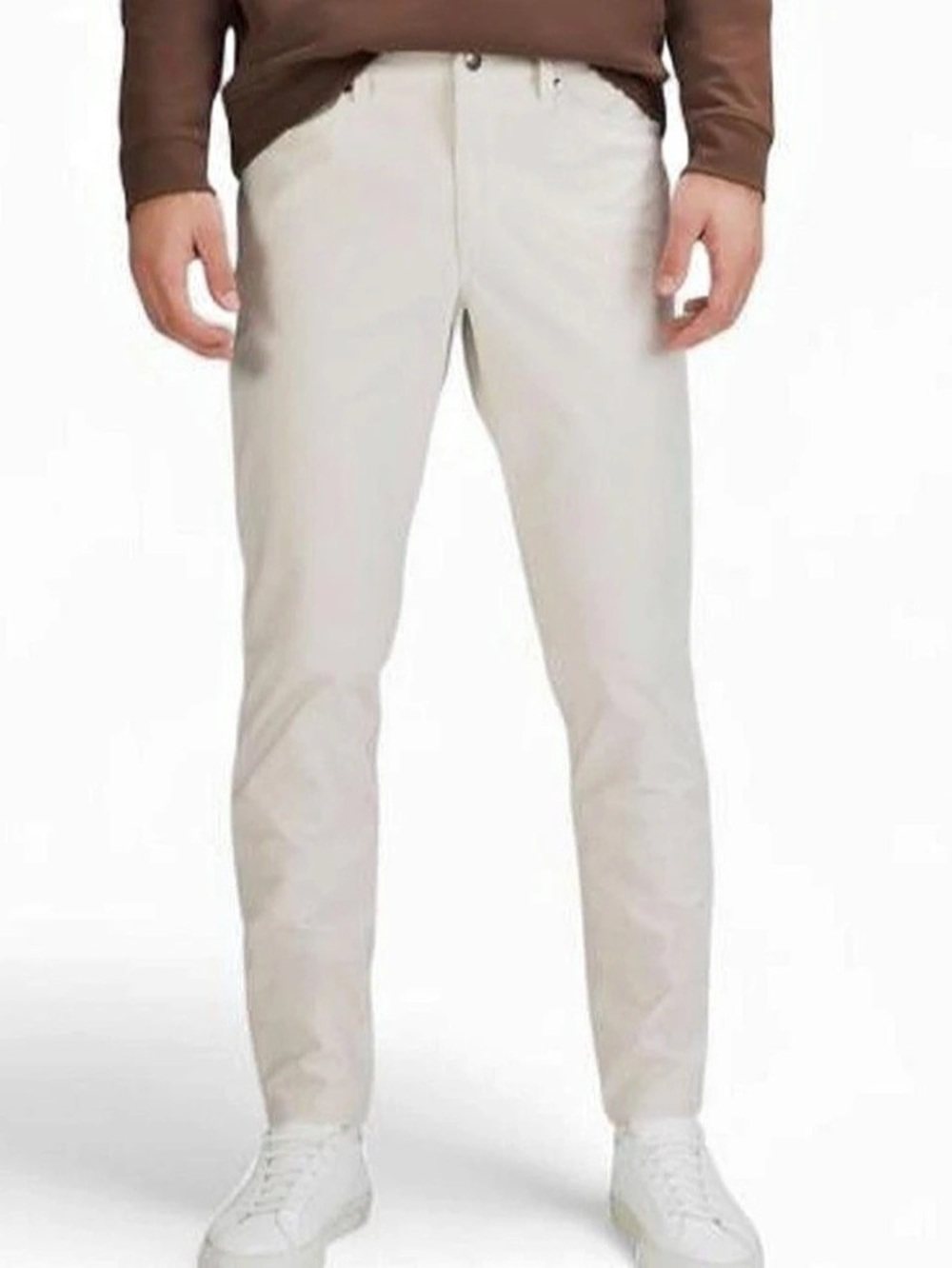 Lululemon ABC Slim-Fit 5-Pocket Pant Cream Waist 28